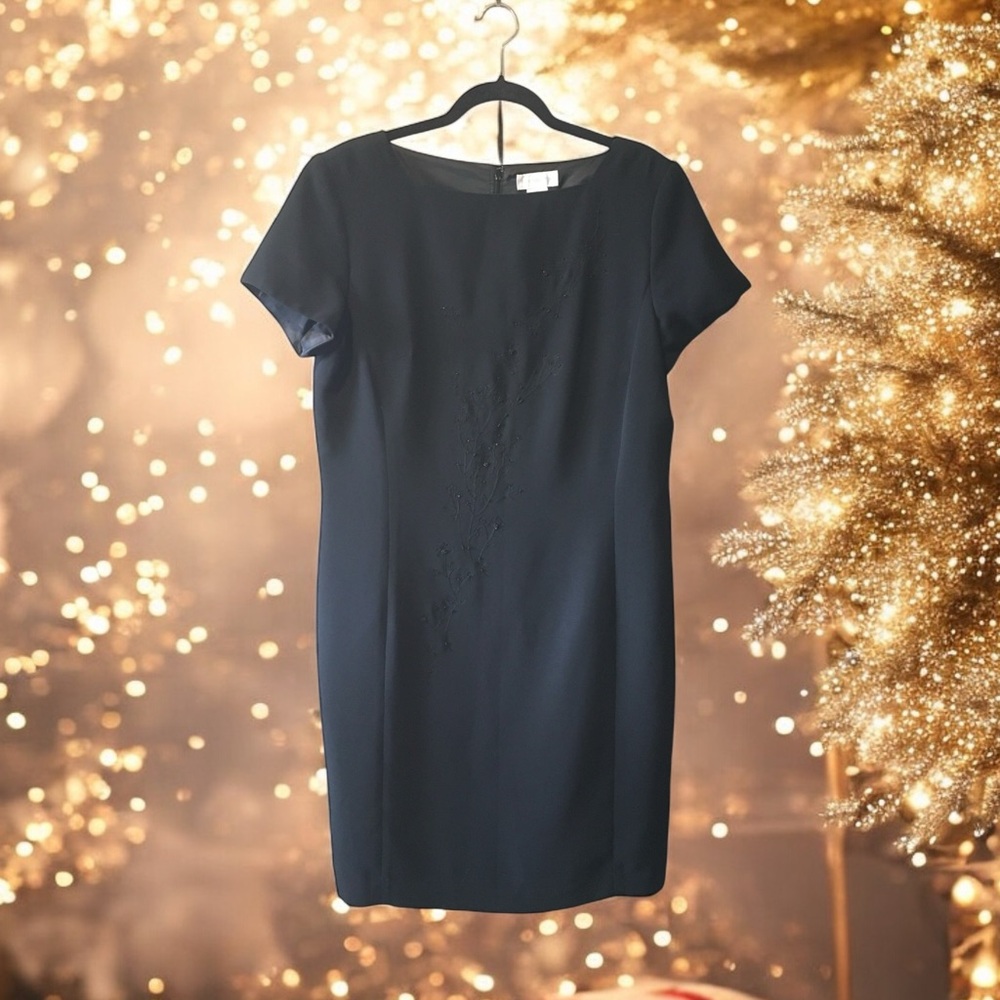 Worthington Black Beaded Dress